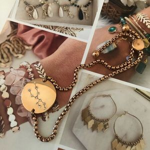 Kinsley Armelle Taurus Zodiac Adjustable Bracelet—Rose Gold NWOT